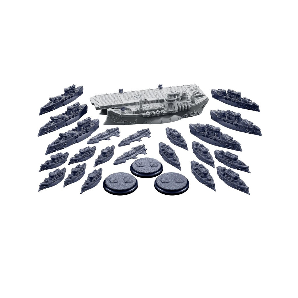 Dystopian Wars - Minerva Battlefleet Set