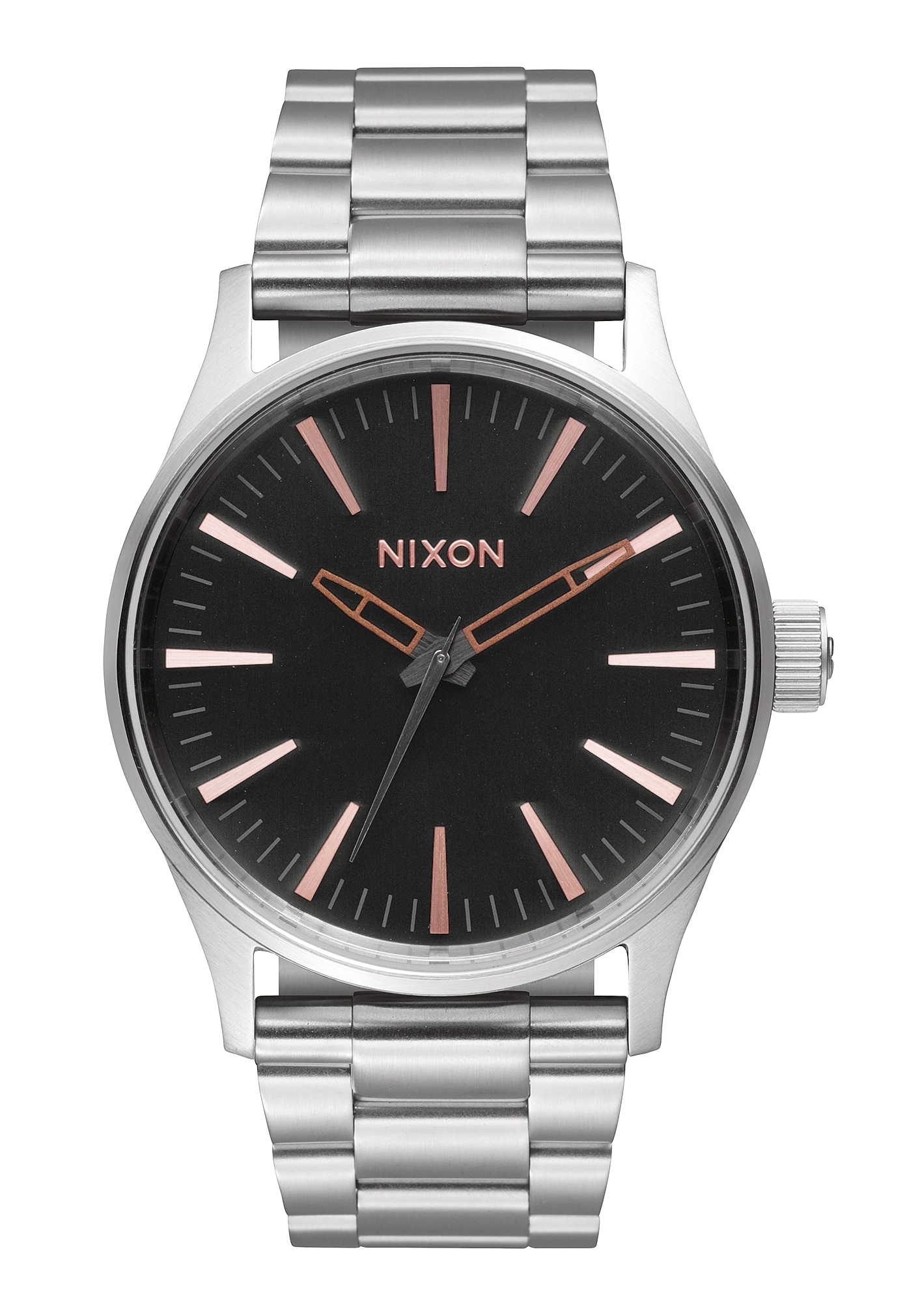 Nixon The Sentry 38 SS Gray Rose Gold A4502064