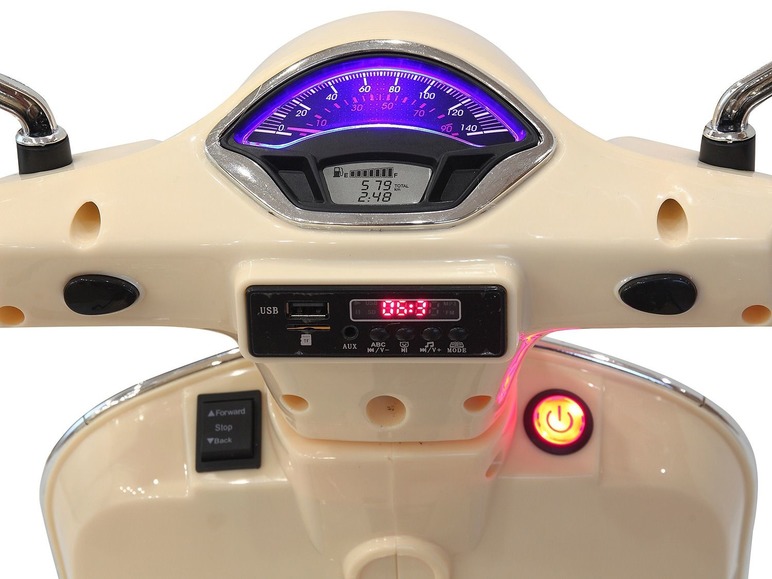 Elektrische Vespa scooter Ride On