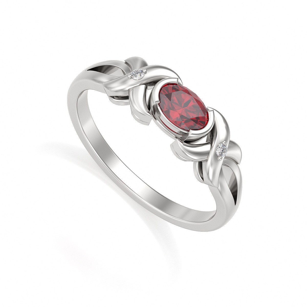 Bague rubis en argent 925 : un bijou précieux et unique | Aden Boutique
