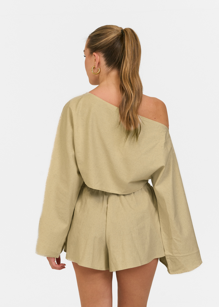 Noé short salie groen