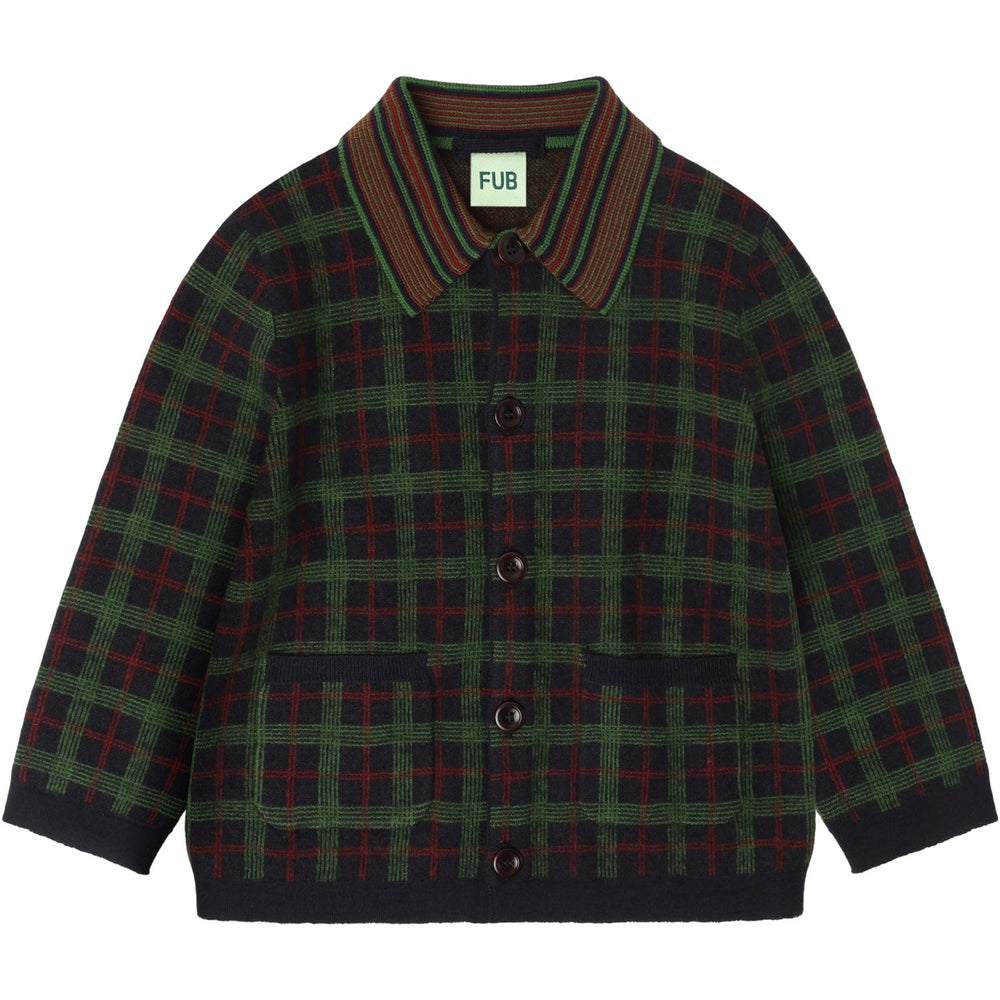 Køb FUB Dark Navy Felted Jakke