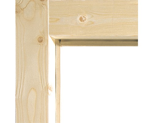 Pertura schroefframe, sparrenhout, 198,5x73,5/86,0, links/rechts