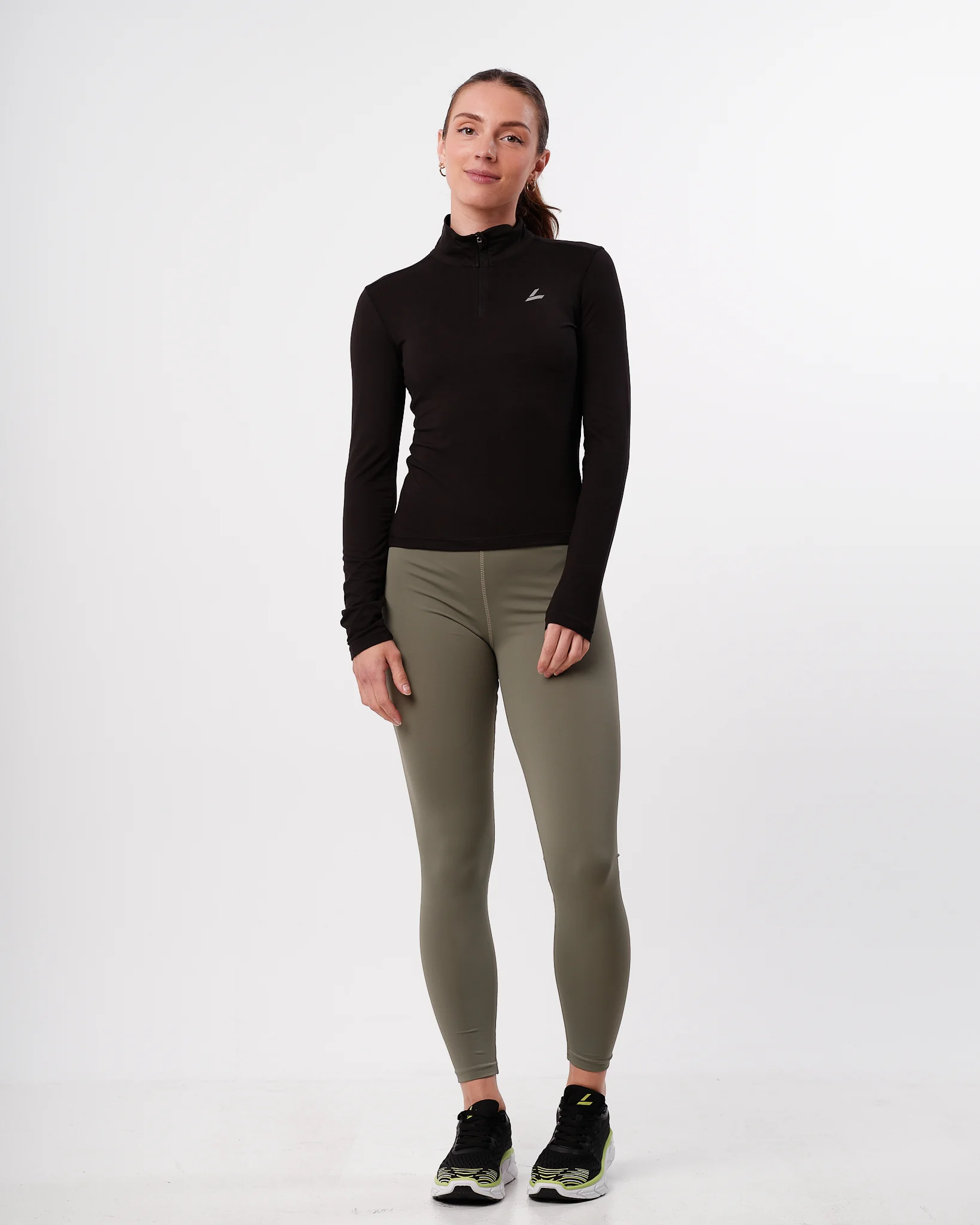 LEVITY Essential 1\4 Zip Sweater Black