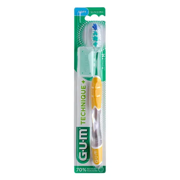 Gum Brosse à Dents N°491 Technique+ Compacte Souple