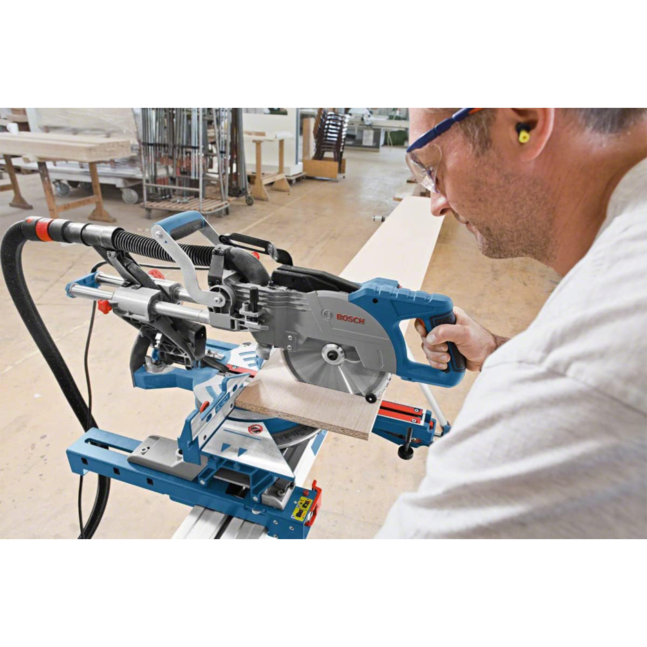 Bosch Professional GT GCM 8 SJL + GTA 2600 Professional Frame Radial Miter Saw, Blue