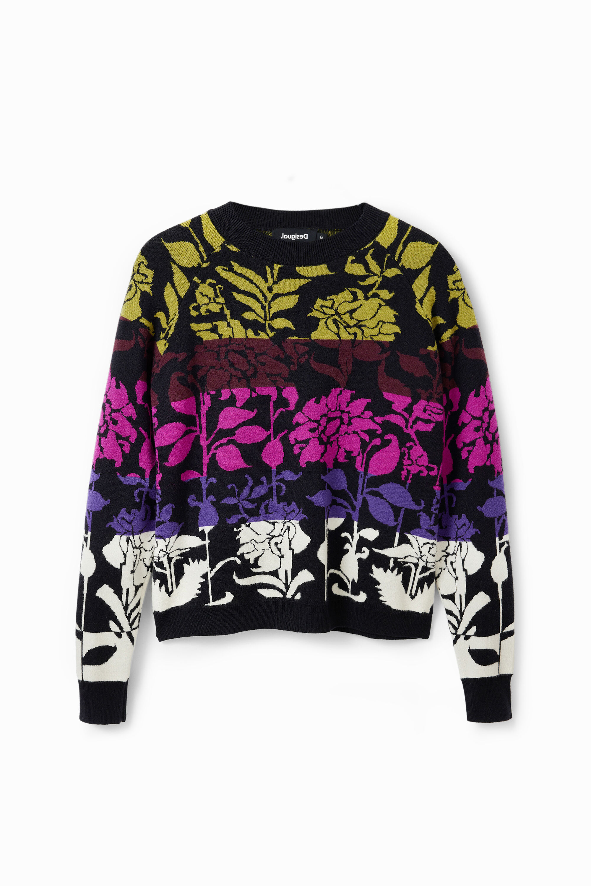 Jersey jacquard flores