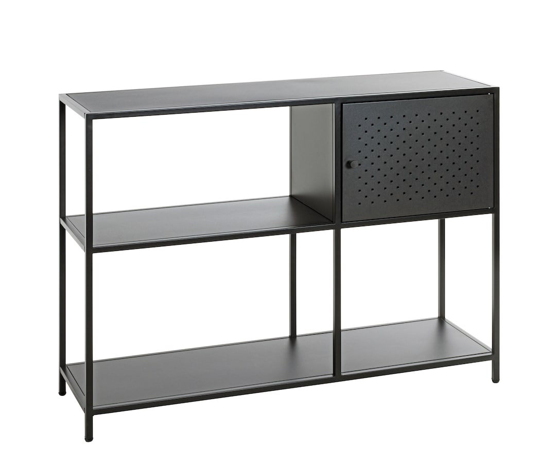 Regal 100 x 75 cm schwarz