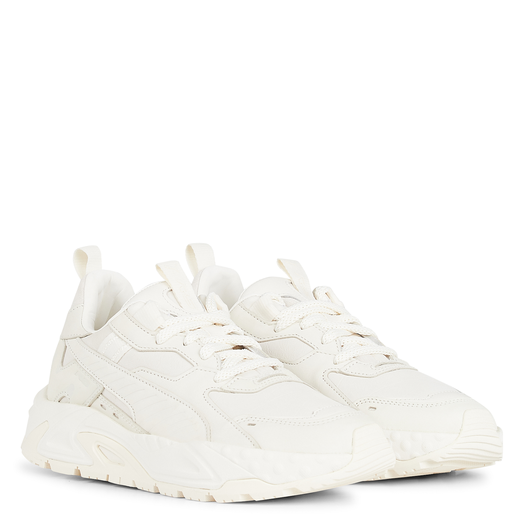 RS-TRCK NUBUCK - Baskets basses en cuir | Blanc