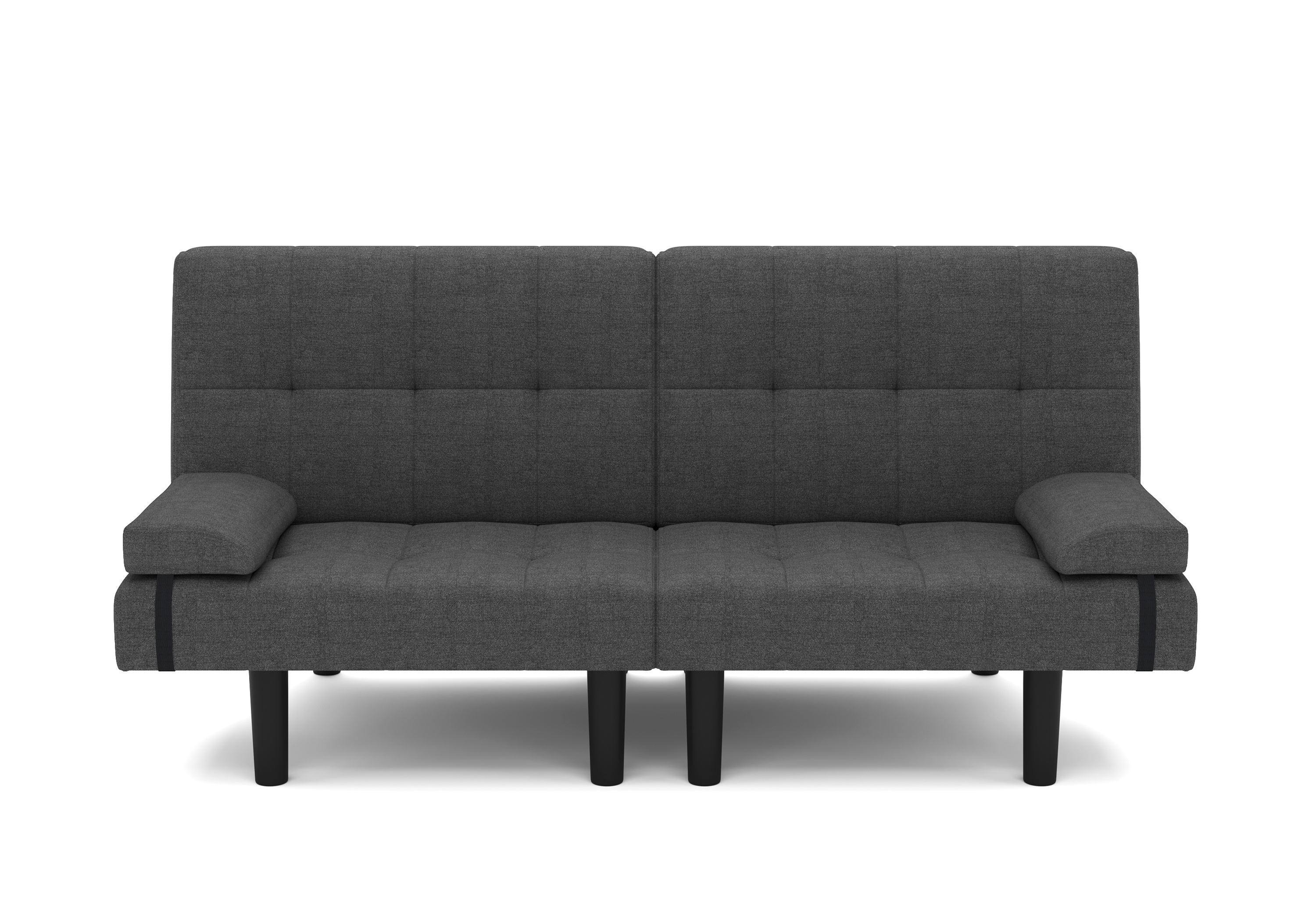 Schlafsofa Leinen LINUS multifunktional anthrazit
