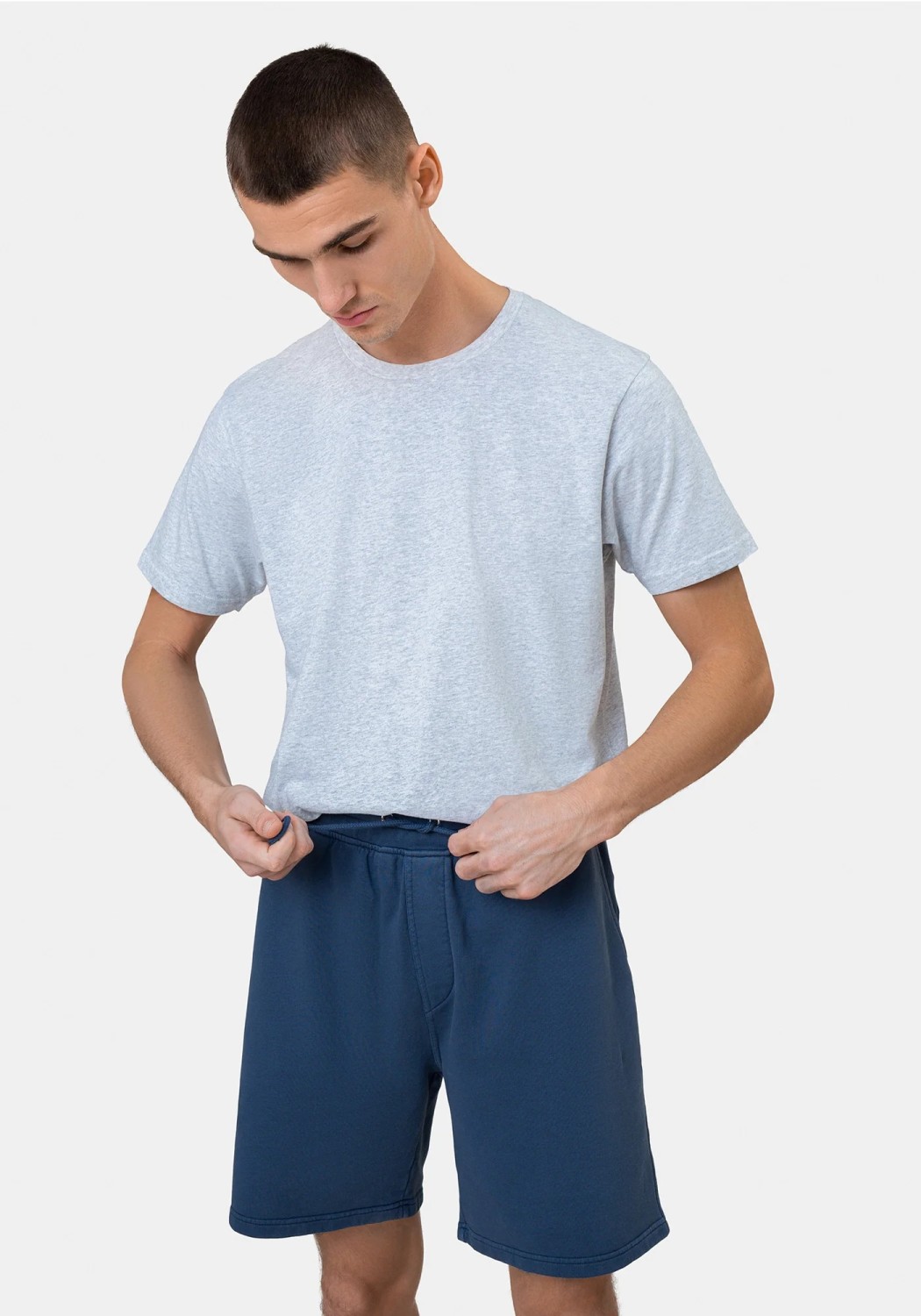 Colorful Standard Herren-Sweatshorts Petrol Blue