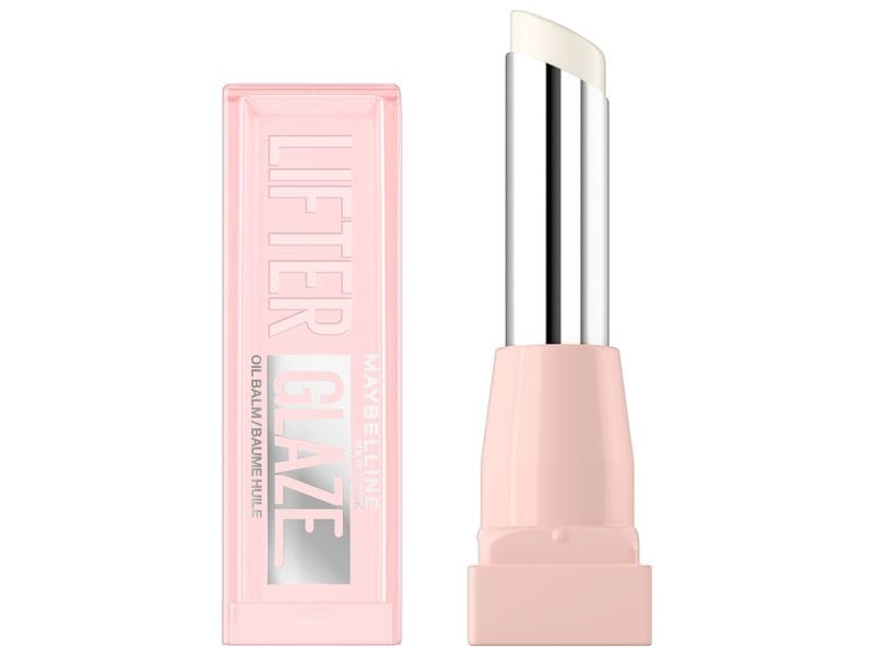 Maybelline Lip Gloss Lifter Glaze Oil Balm 001 Clear Crave Lippenpflege sorgt für 24 Stunden für hydratisierte Lippen mit dezenter Farbe