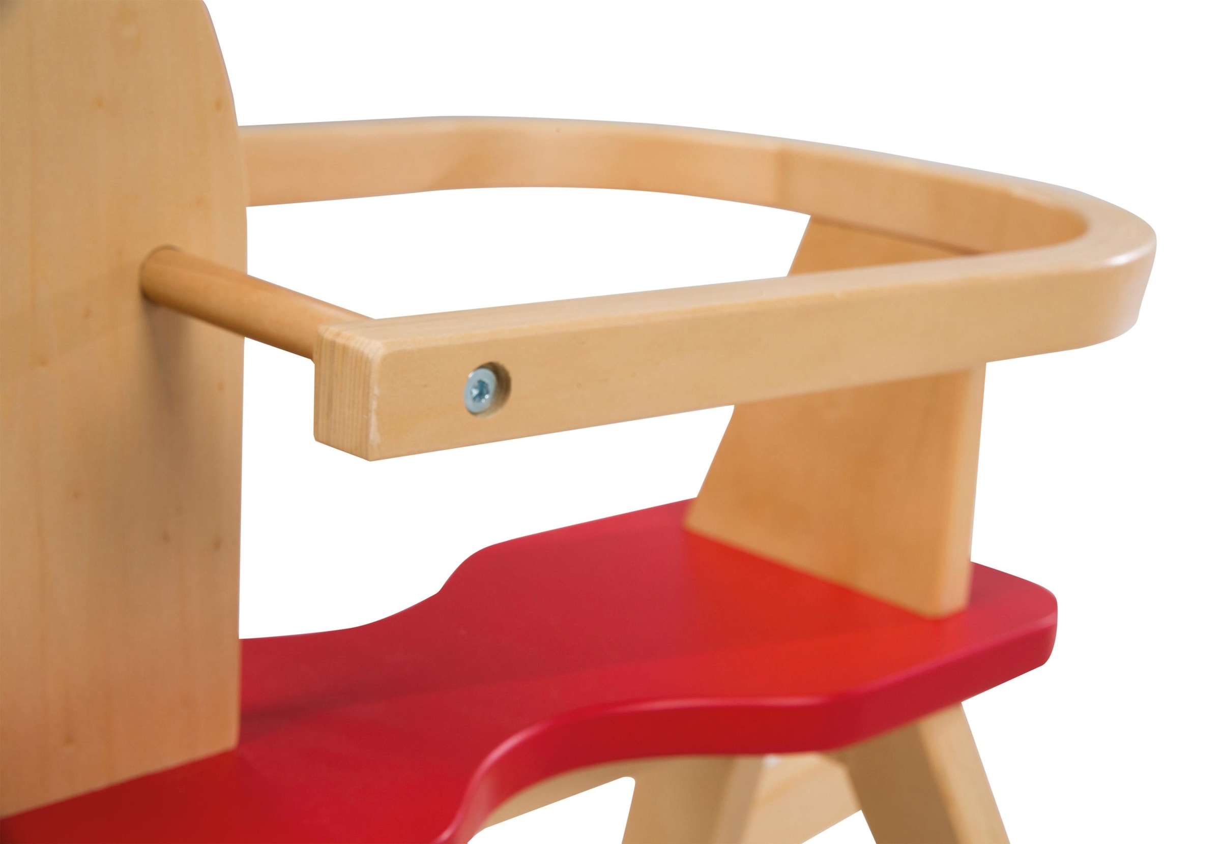 roba® Schaukelpferd »Natur/Rot« aus Holz