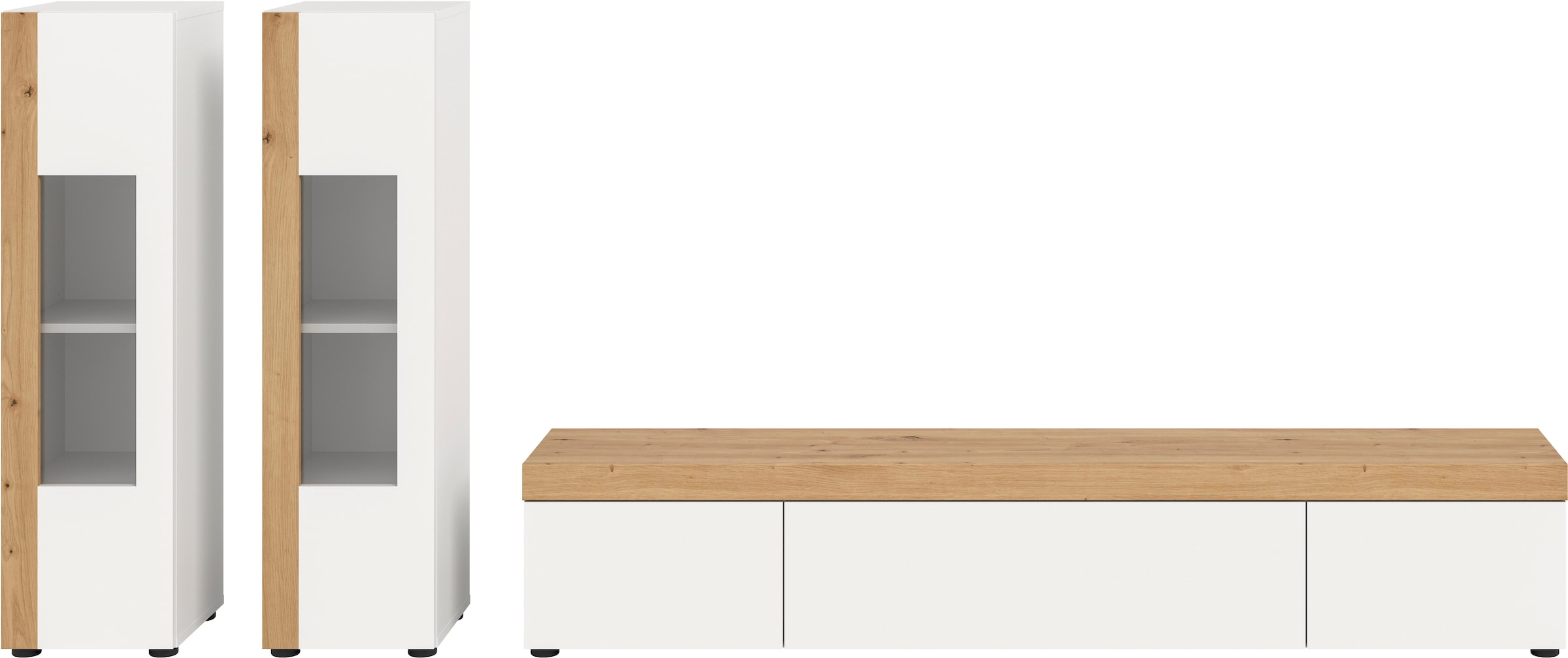 INOSIGN Wohnwand »Svala, Breite 180 cm, Wohnkombination« Set, 3 Stk. tlg.