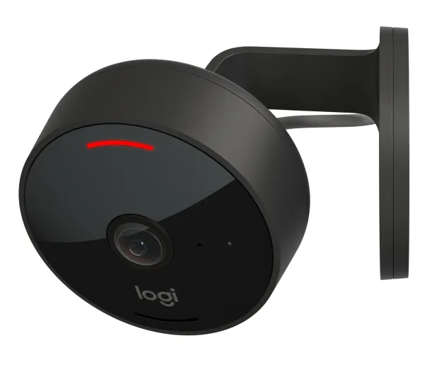 Logitech® | Circle View - Netværksovervågningskamera - udendørs, indendørs - vejrbestandig - farve (Dag/nat) - 1920 x 1080 - 1080p - audio - trådløs - WiFi