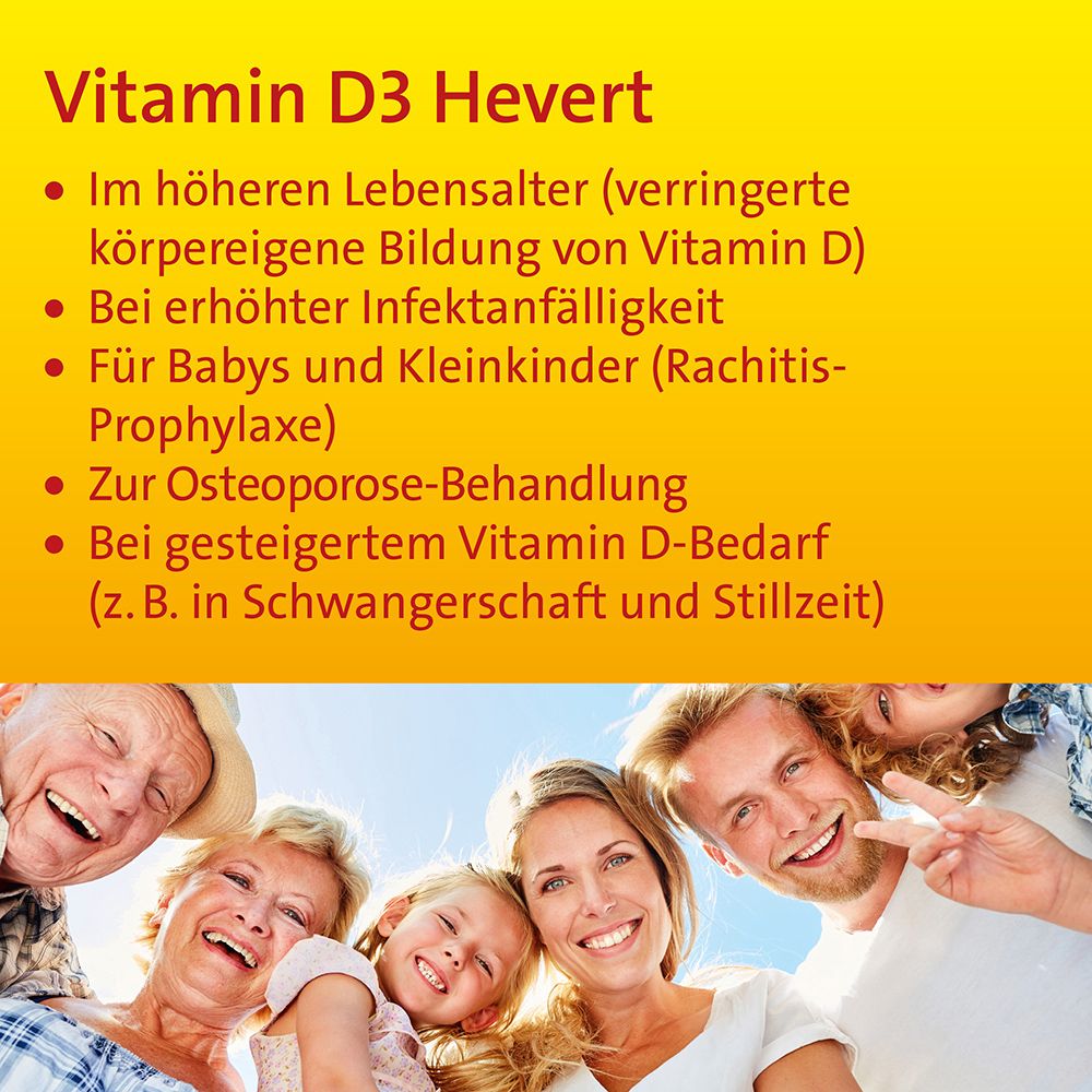 VITAMIN D3 HEVERT® 1000 IE*