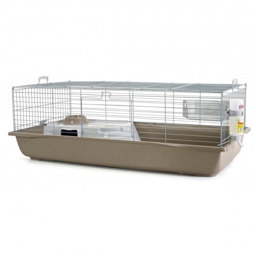 Gaiola Savic Nero 4 para coelhos, totalmente equipada para coelhos.