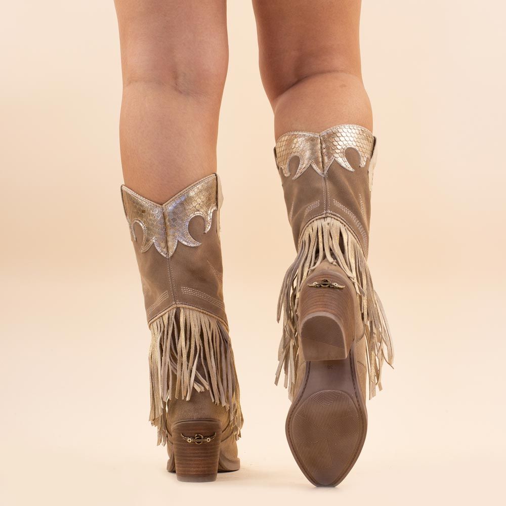 Nemonic 2427 cowboyboots boho bambi
