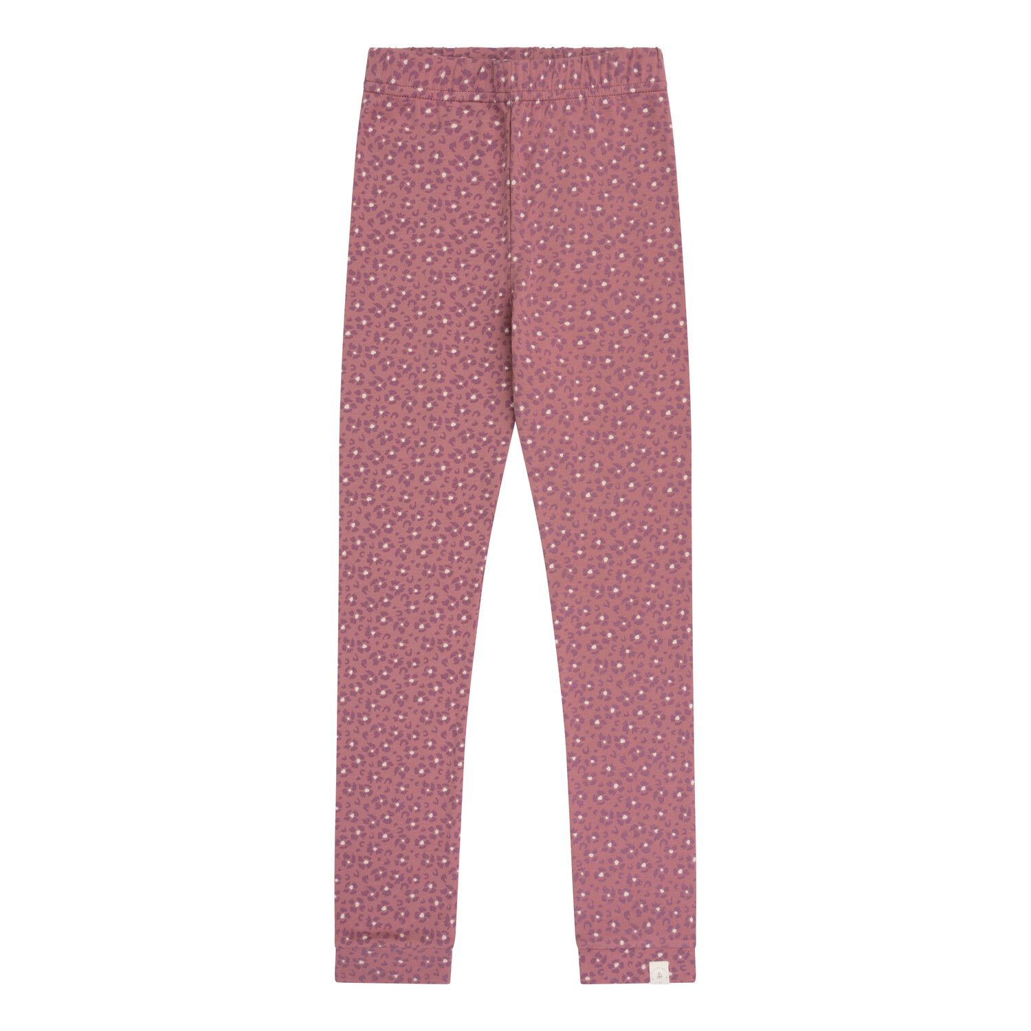 Navy Natural | Legging rose leopard flower