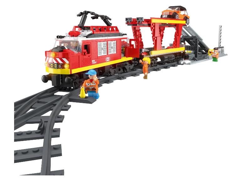 Bouwstenen set trein