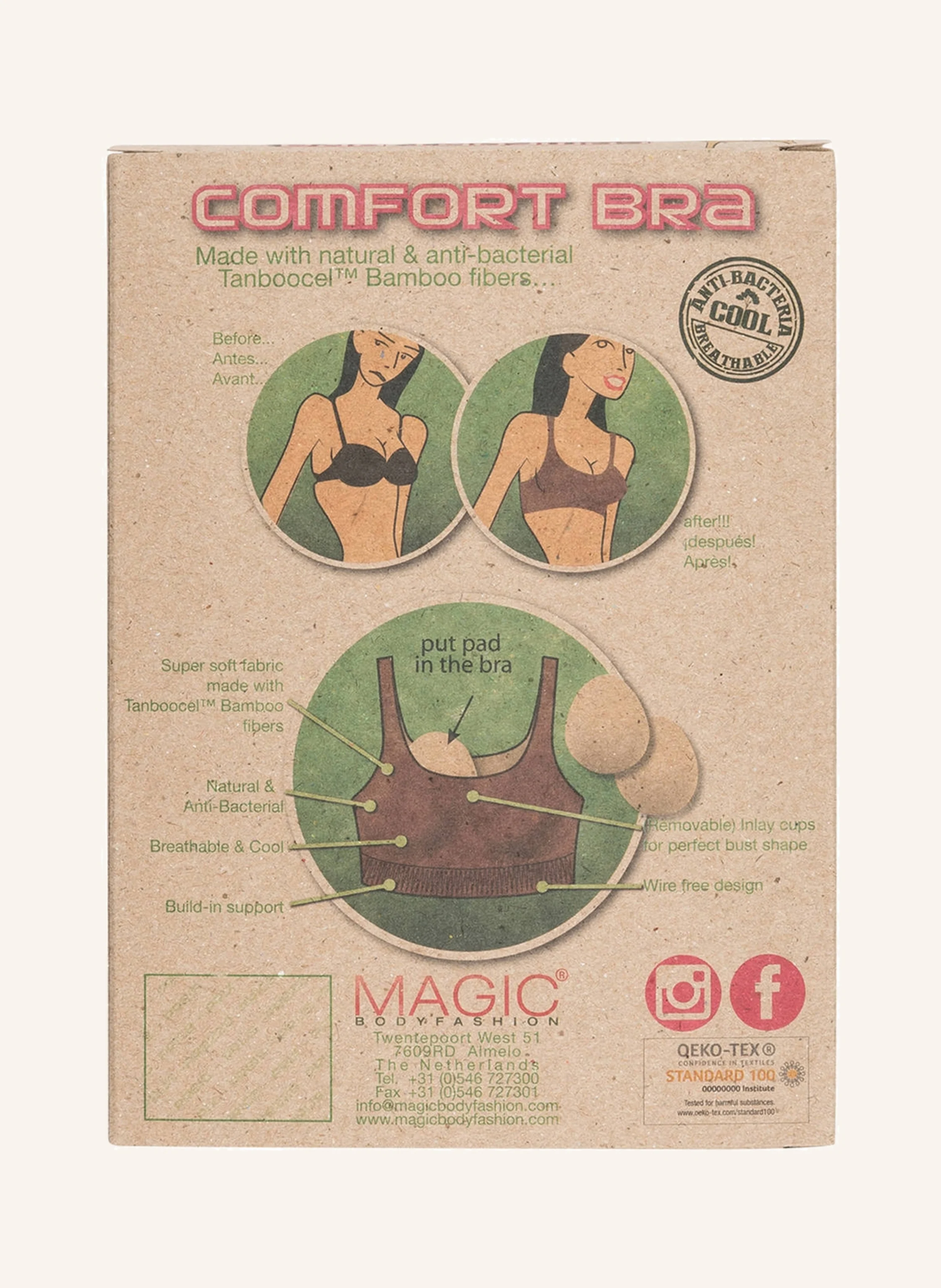 MAGIC Bodyfashion Bustier BAMBOO COMFORT BRA