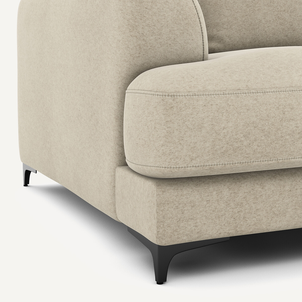 AM.PM<br>Sofá-cama de 4 lugares com forro de veludo, Marsile
