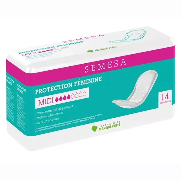 Semesa Green Brand Proteção Feminina Midi 14 unidades