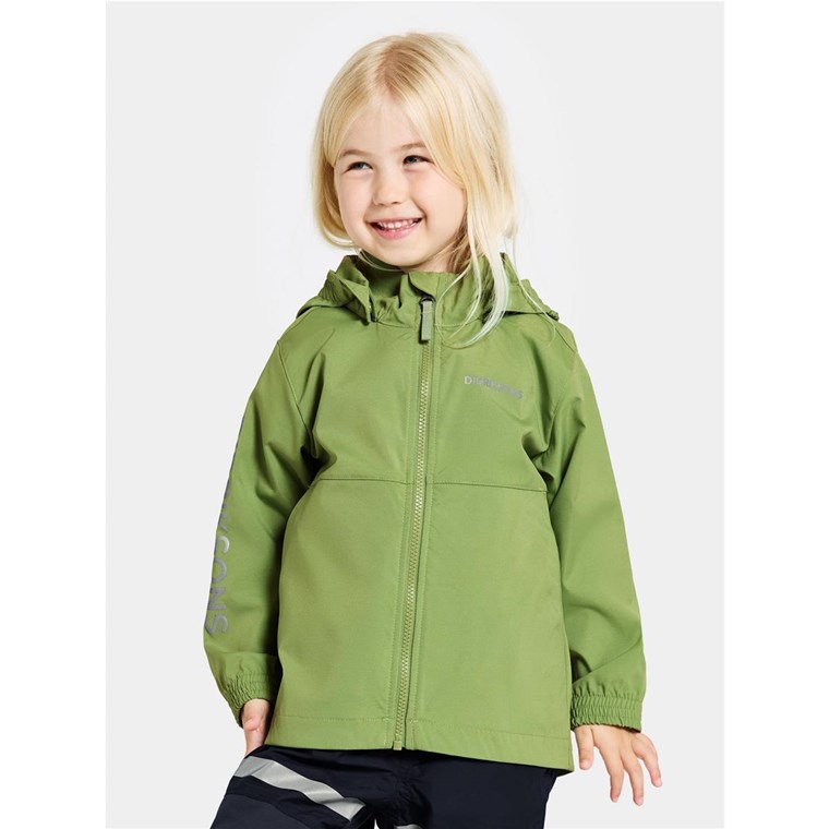 Didriksons Hallon Kids Jkt Algae Green