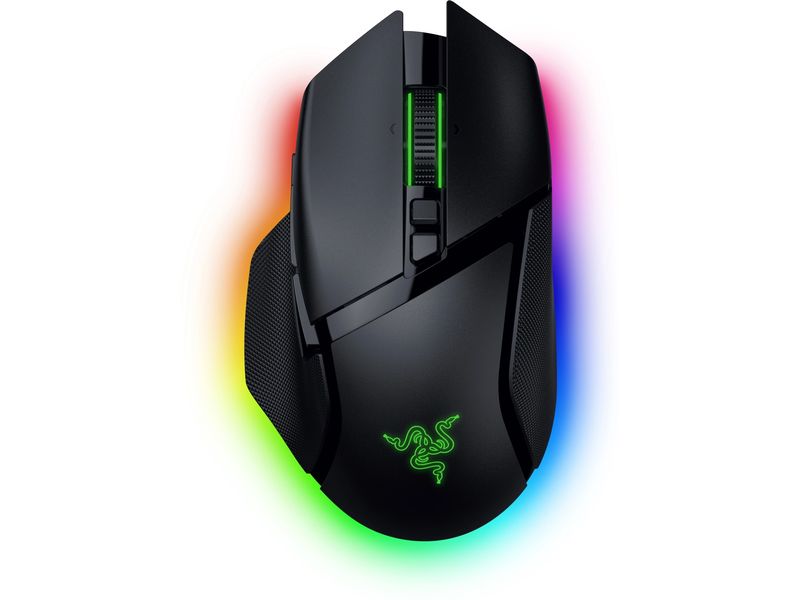 Razer Gaming-Maus Razer Basilisk V3 Pro 35k Schwarz Kabelloser ergonomischer RGB-Gaming-Maus