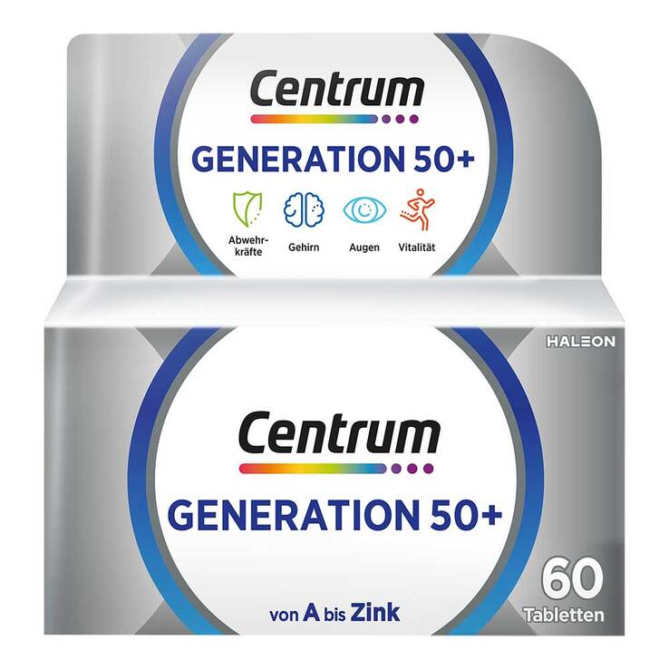 Centrum Generation 50 + Tabletten, 60 St