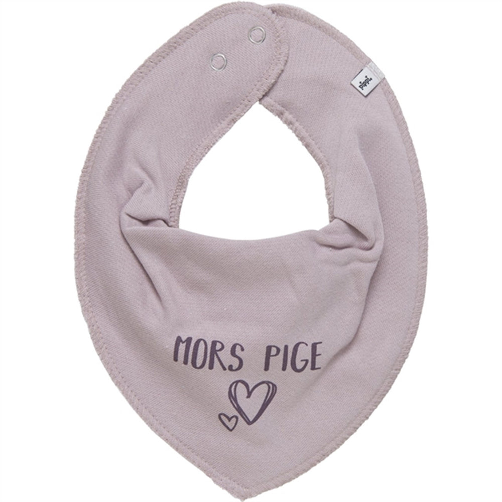 Bandana Hagesmæk m. Tekst Violet Ice