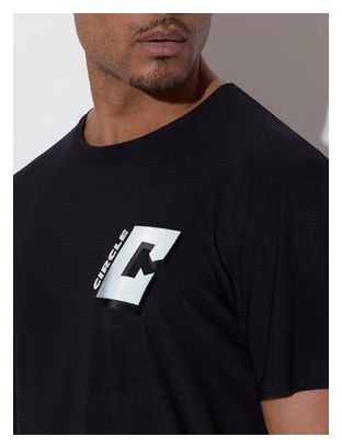 Maillot manches courtes Running Circle Legend Noir