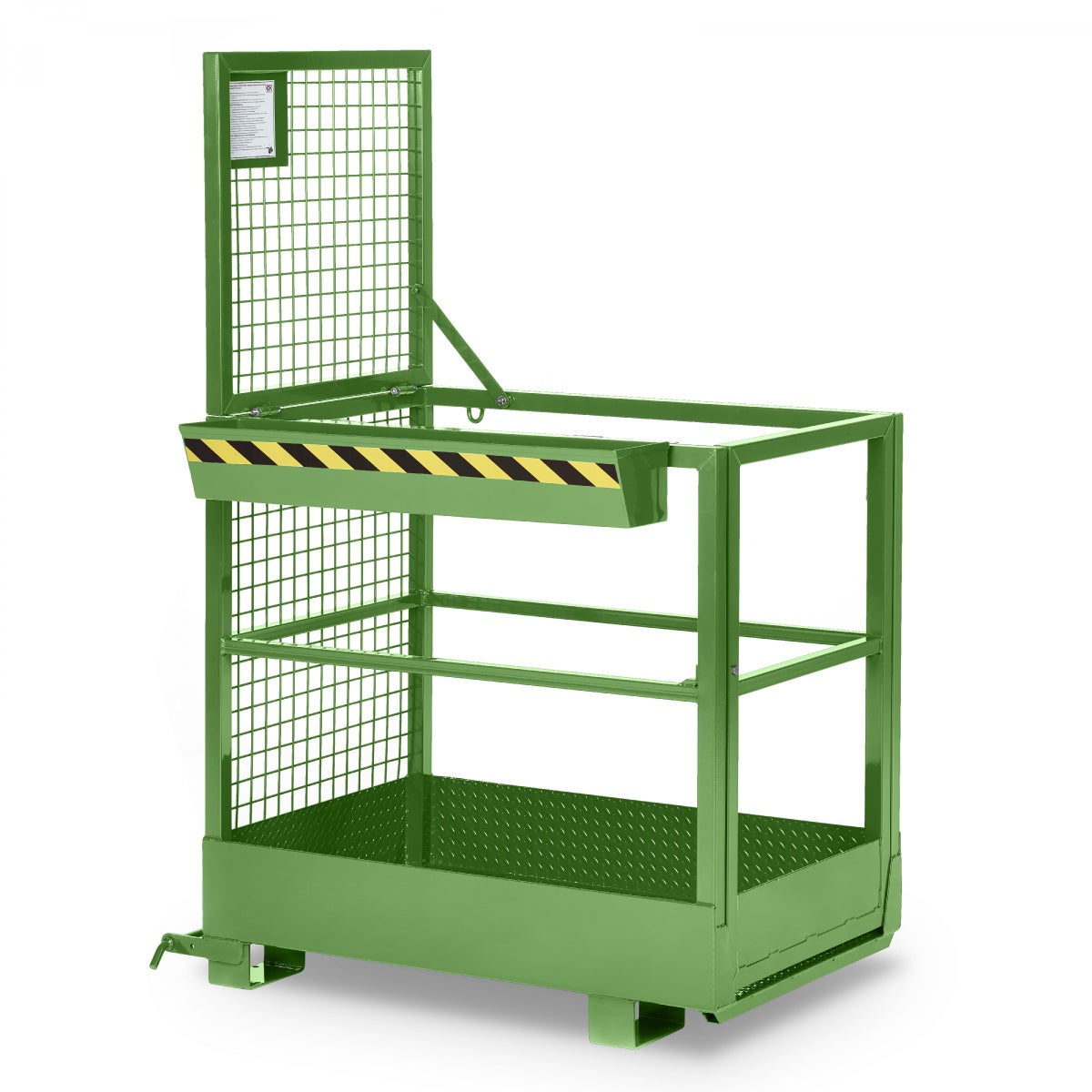 RR Industrietechnik werkmand type RAK-SLIM 800x800x1910mm RAL6011 Resedagroen