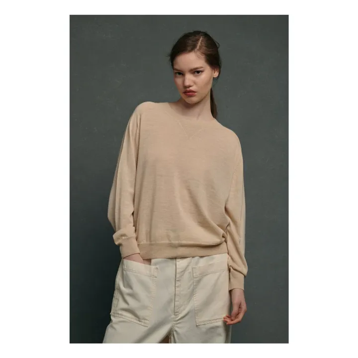 Soeur Pull Ace Laine Mérinos | Ecru