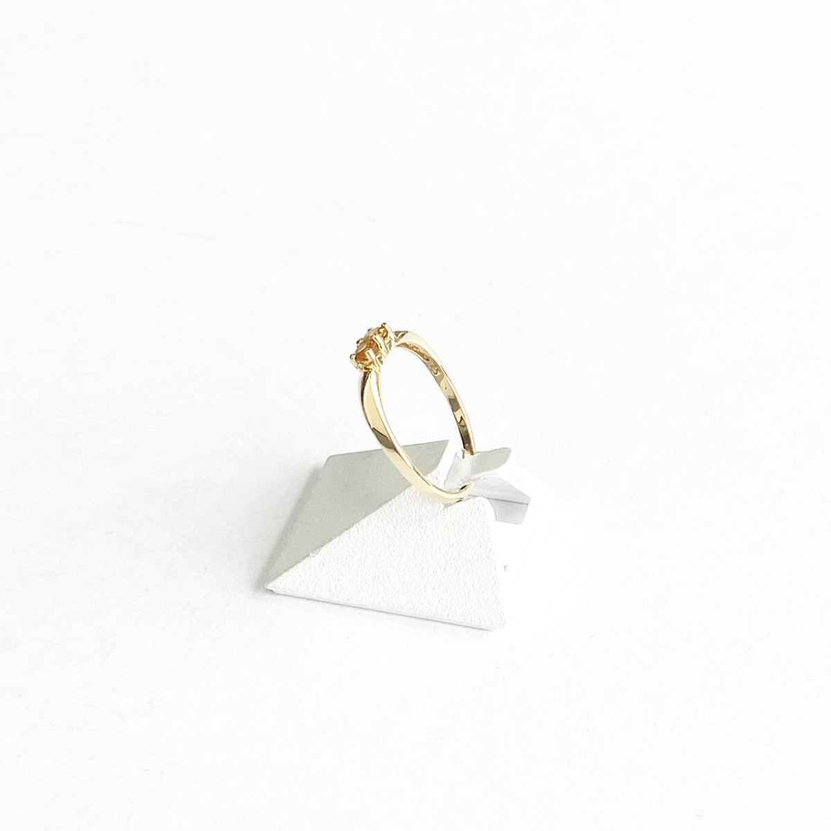 Bague d'occasion or 750 jaune citrines