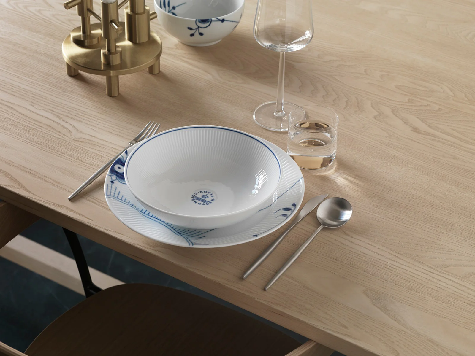 Royal Copenhagen  Blueline skål - 110 cl.