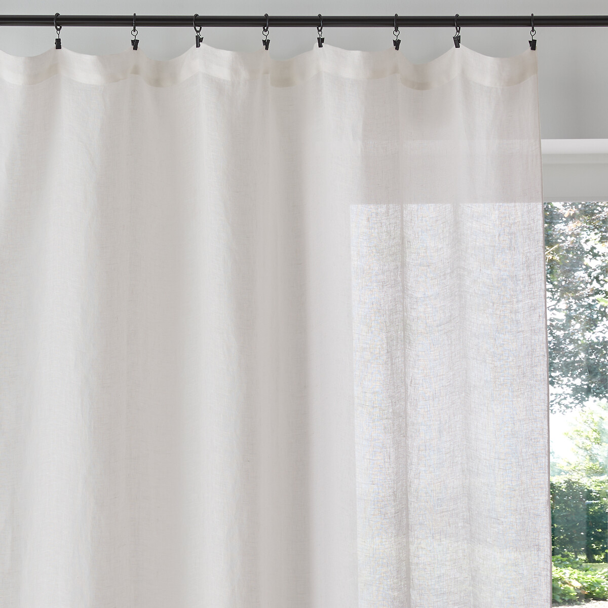 LA REDOUTE INTERIEURS<br>Cortina em linho Onega