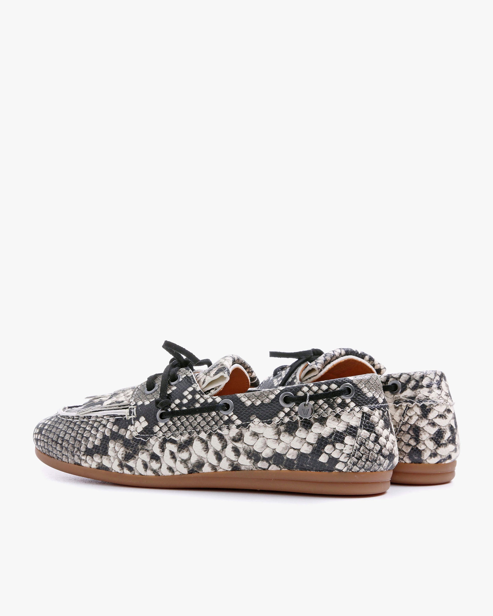 VIA VAI slangenprint dames loafers June Loua