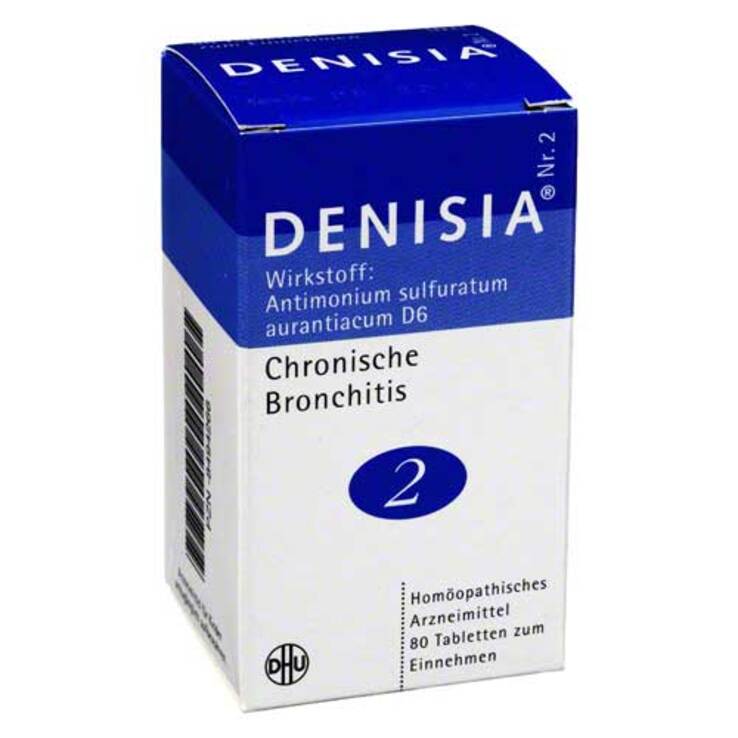 DHU Denisia 2 chronische Bronchitis Tabletten, 80 St