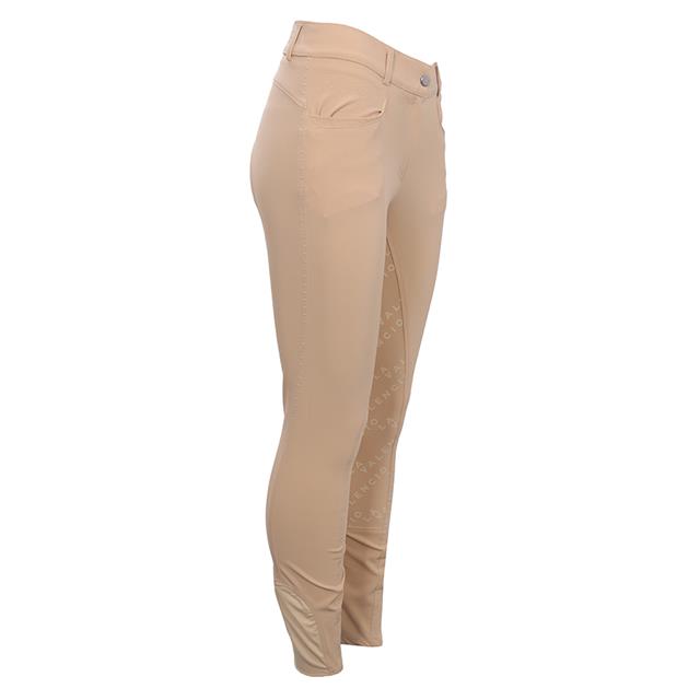 Paardrijbroek La Valencio LVVanity Full Grip Lichtgeel