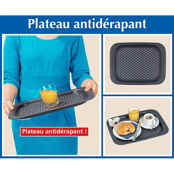 Plateau de service antidérapant 41,5 cm Wenko by Maximex
