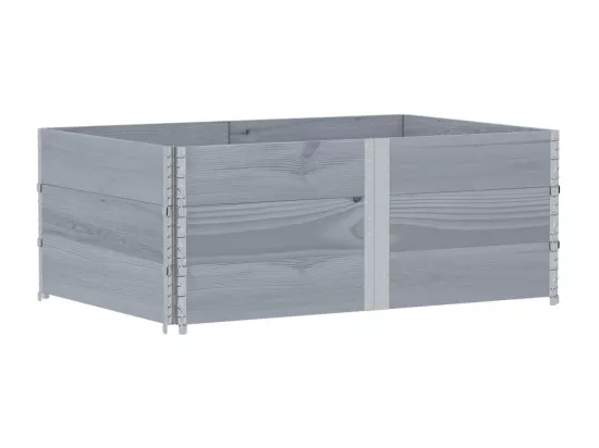 Jardinière bac lit surélevé bois marron 150 x 100 x 60.5 cm 02_0037419