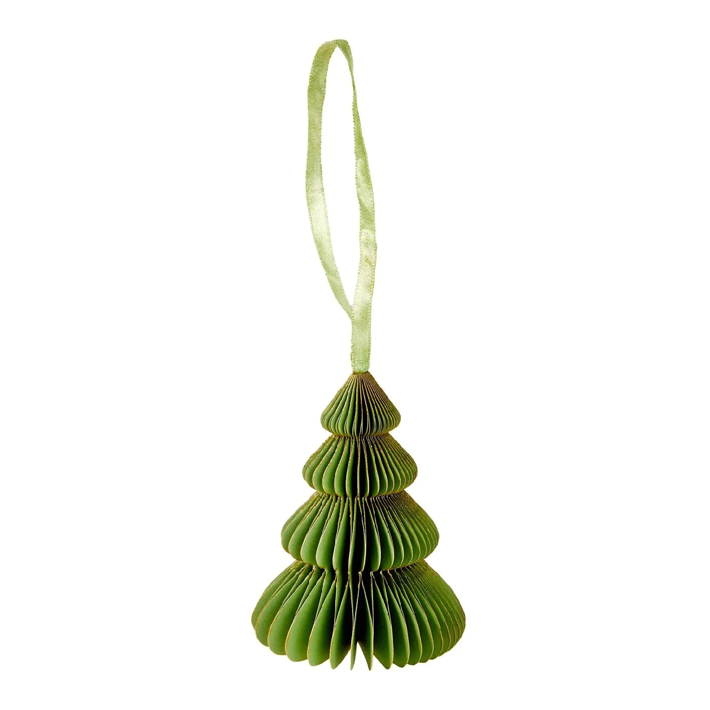 Weihnachtsbaumanhänger Wabe, Tannenbaum, mintgrün/rund, 10 cm
