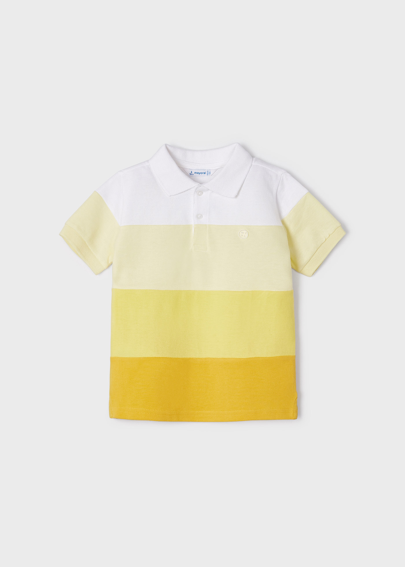Camisa polo de manga curta com estampa para meninos
