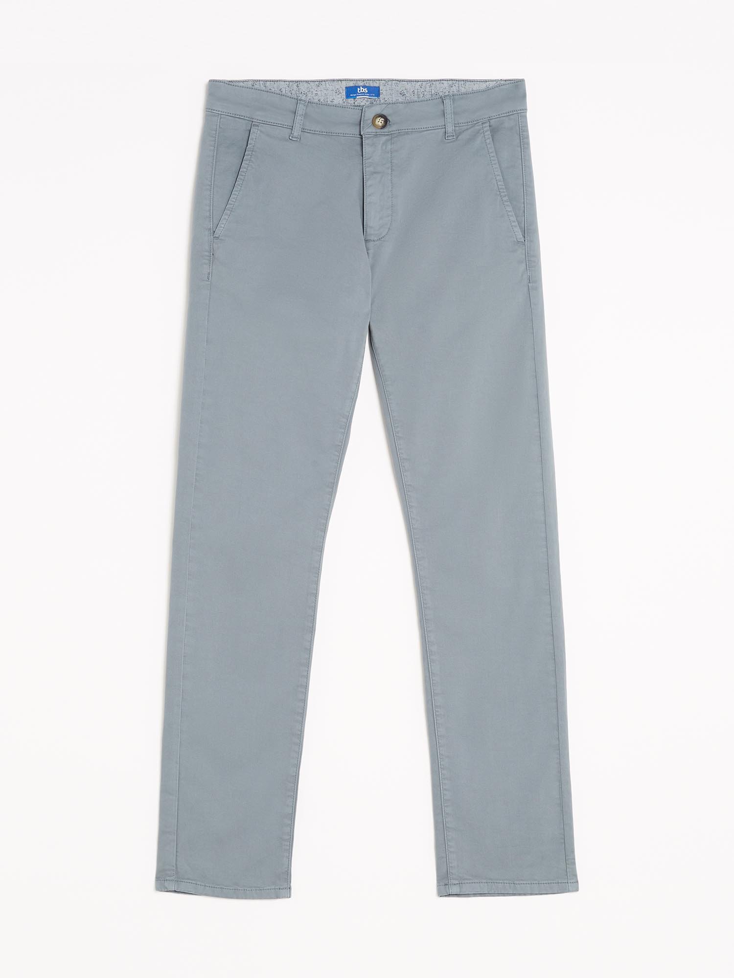 Pantalon Chino Homme Coton Biologique Gris