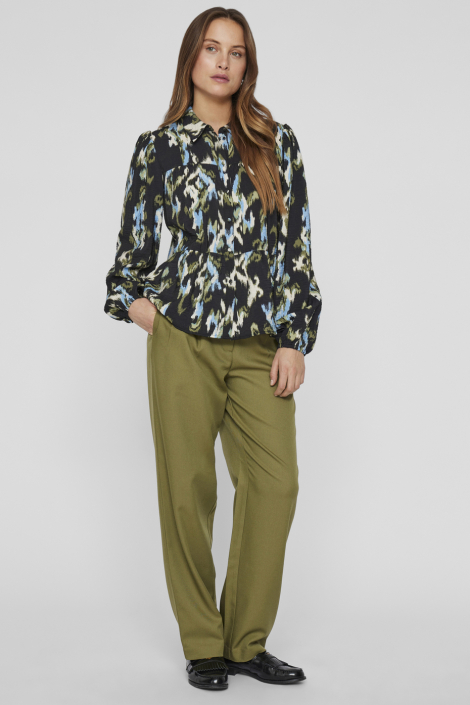 Vila zwarte dames blouse
