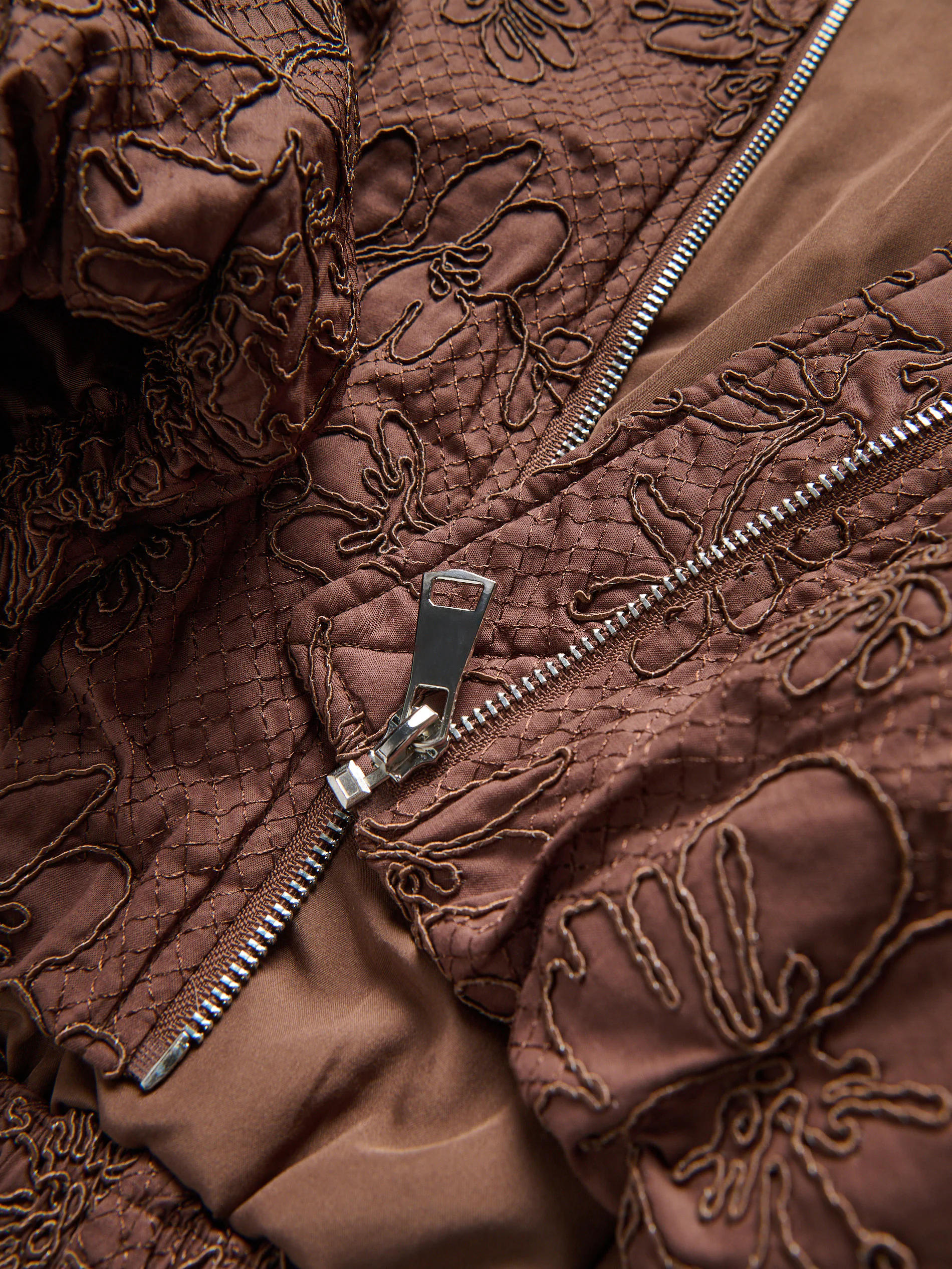 Bomberjacke mit Stickereidetail