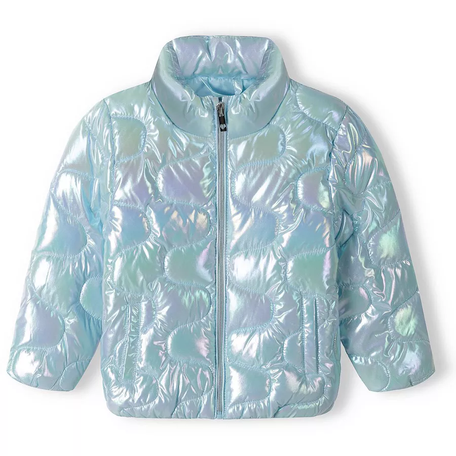 MINOTI Steppjacke mit Stehkragen Hellblau