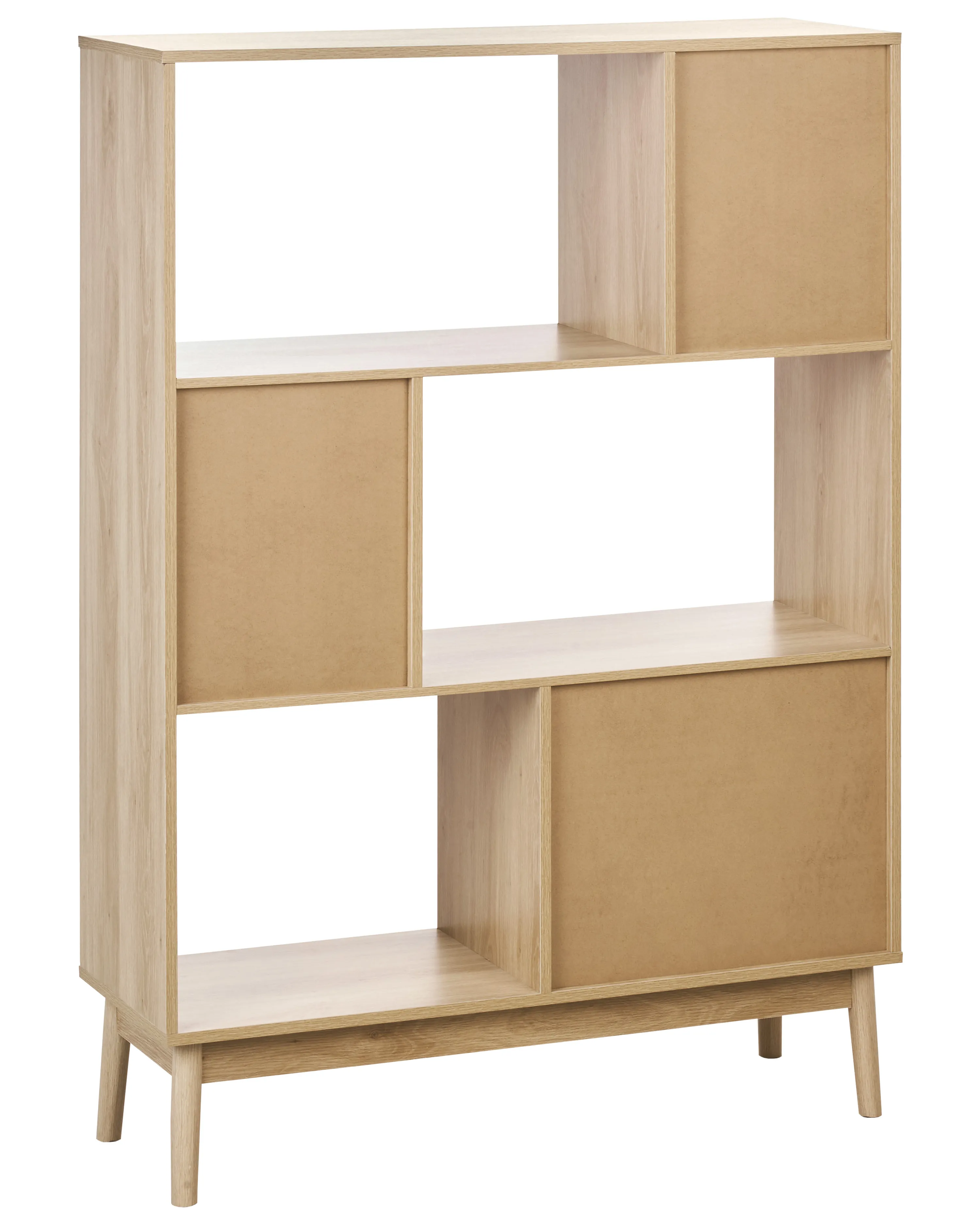 Rek LYNWOOD 140 cm Lichtbruin