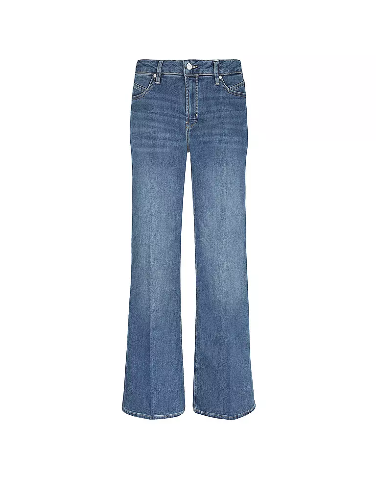 SOMEDAY Jeans Flared Fit CARIE ICONIC dunkelblau
